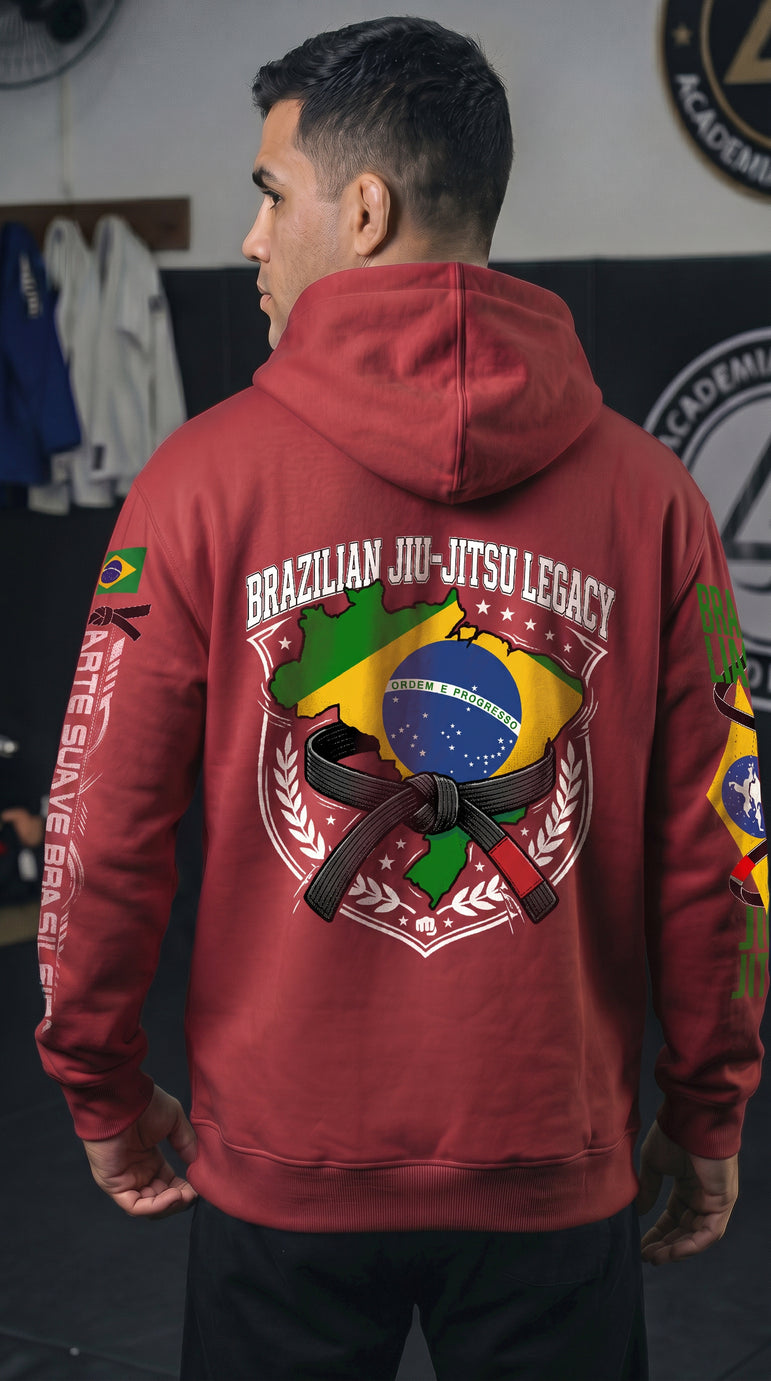 BLUSA DE MOLETOM BRAZILIAN JIU JITSU LEGACY