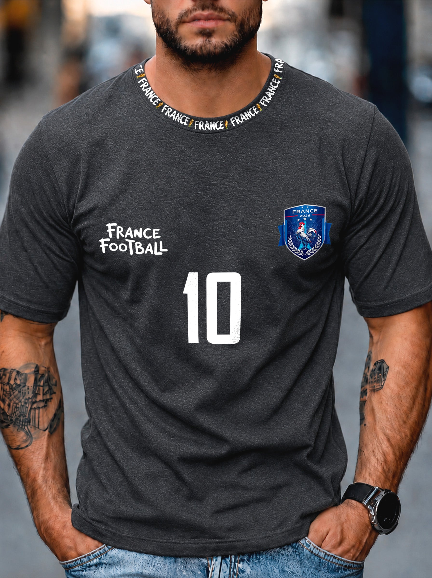 CAMISETA FRANCE FOOTBALL 10