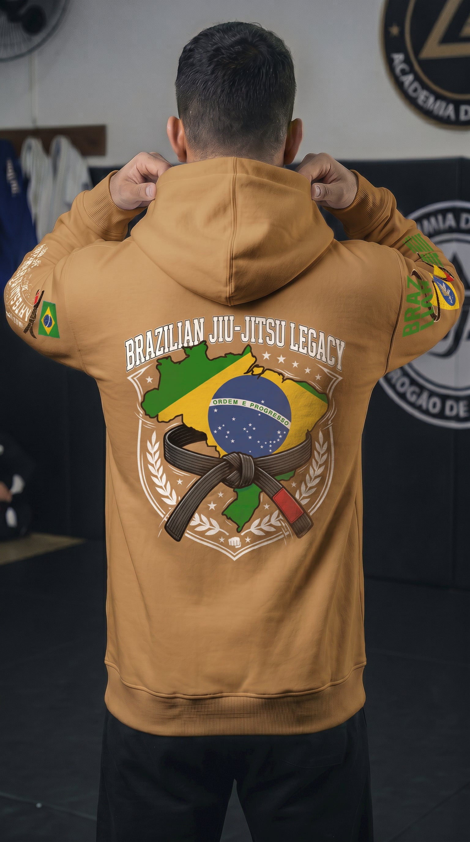 BLUSA DE MOLETOM BRAZILIAN JIU JITSU LEGACY