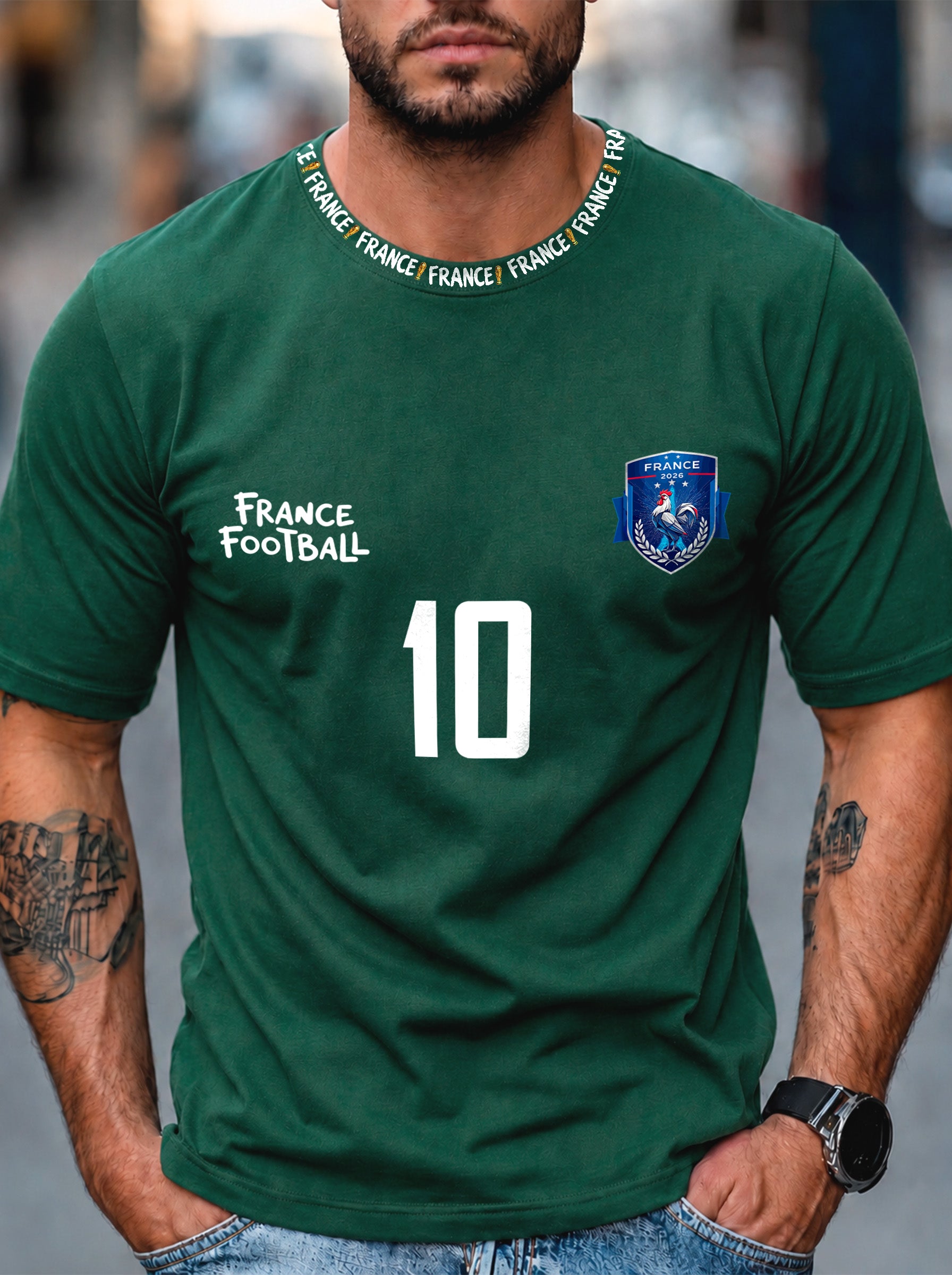 CAMISETA FRANCE FOOTBALL 10