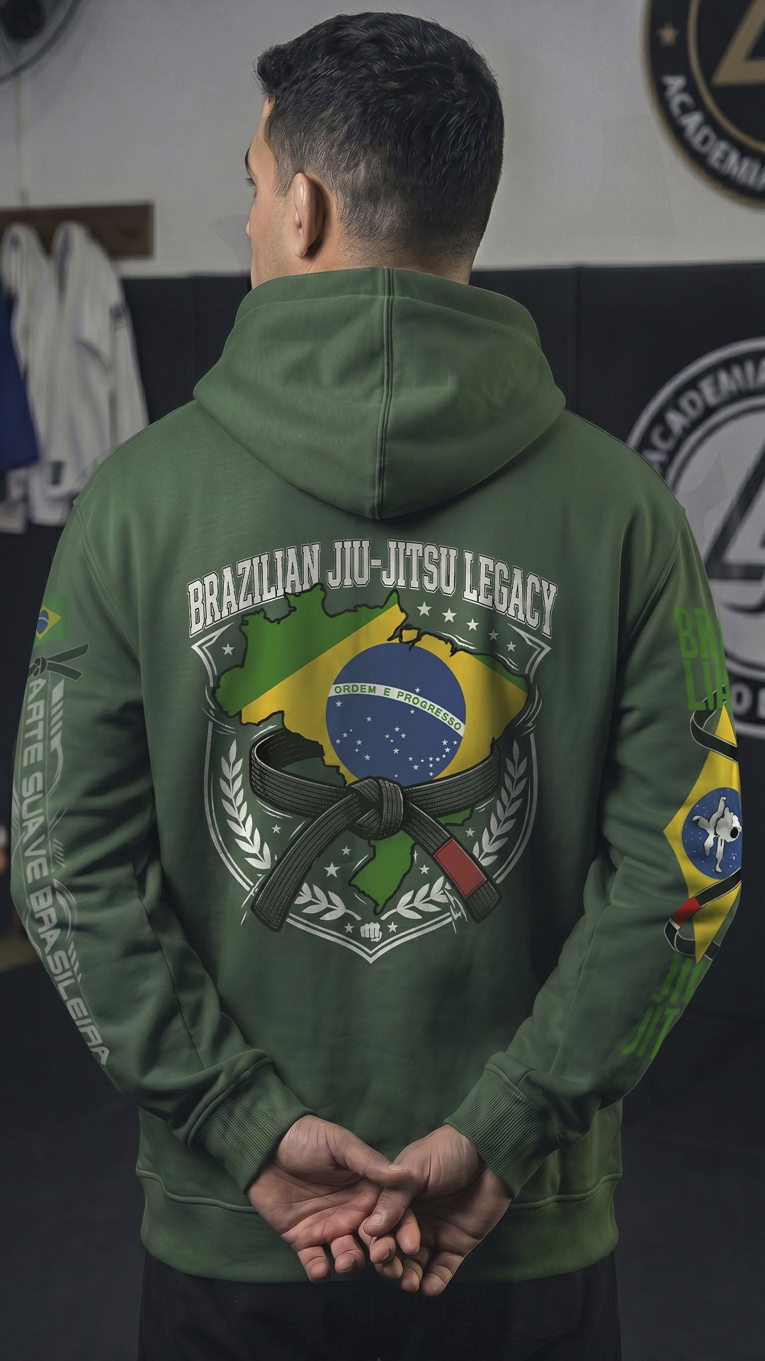 BLUSA DE MOLETOM BRAZILIAN JIU JITSU LEGACY