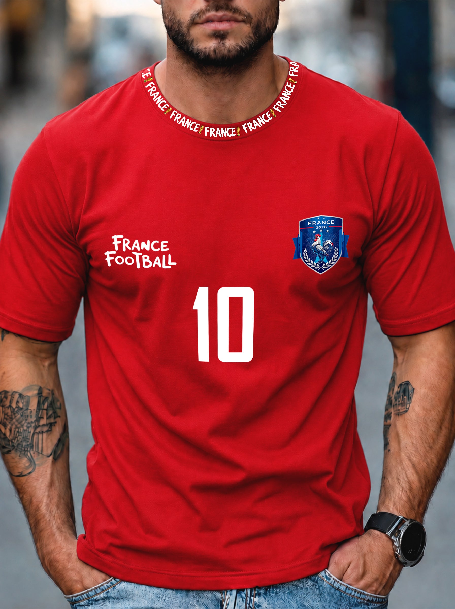CAMISETA FRANCE FOOTBALL 10