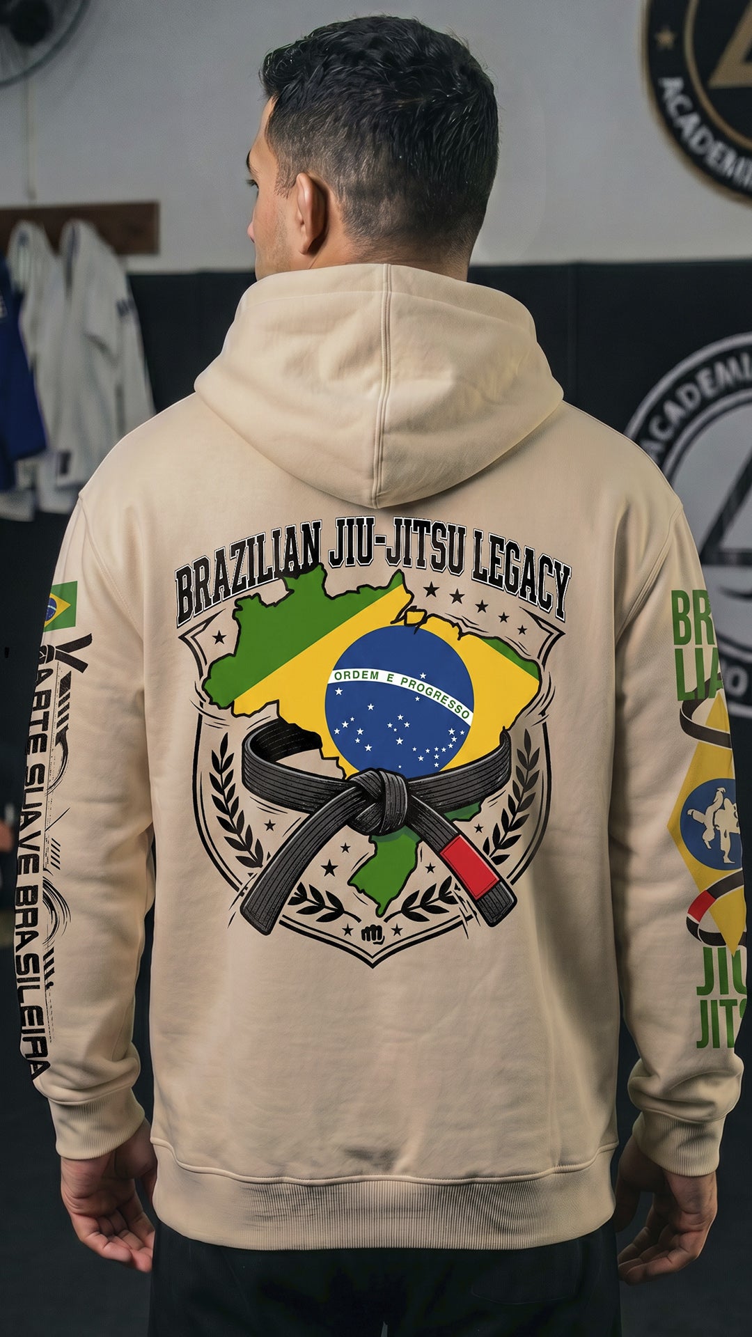 BLUSA DE MOLETOM BRAZILIAN JIU JITSU LEGACY
