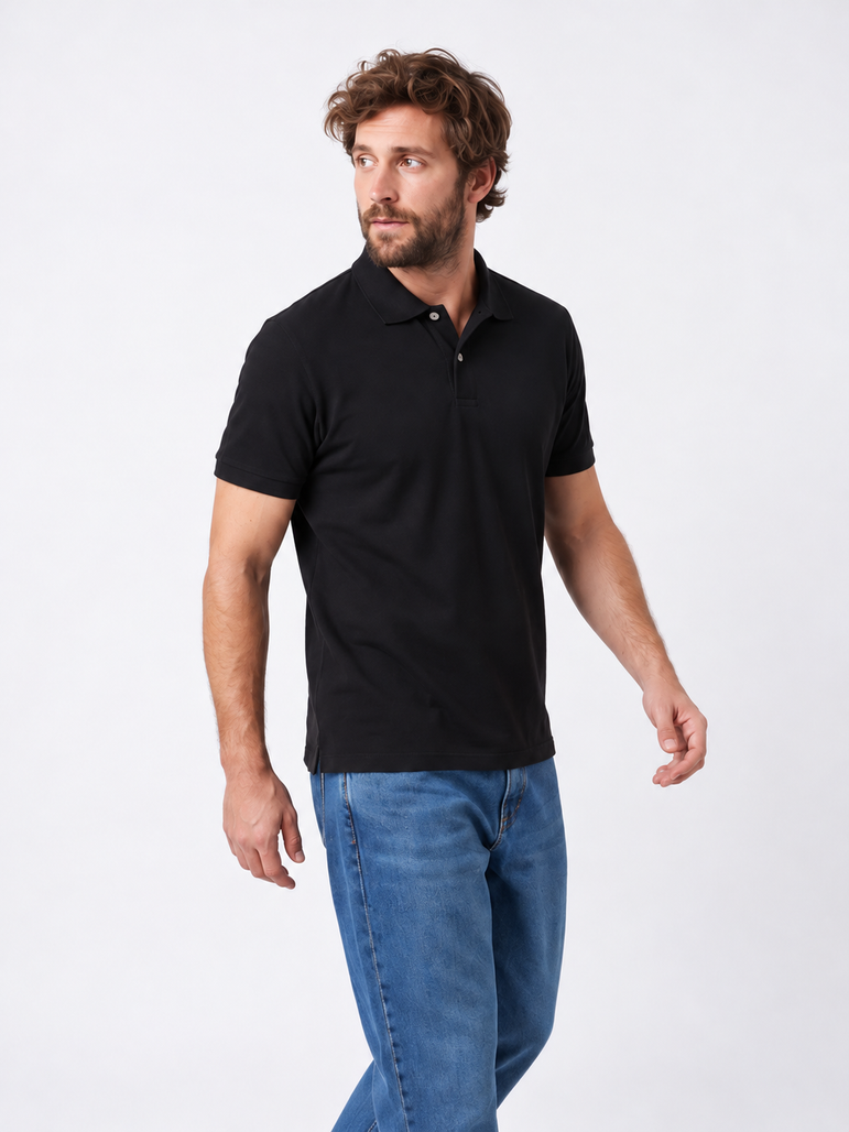 Kit 3 Camisas Polo Masculinas Piquet