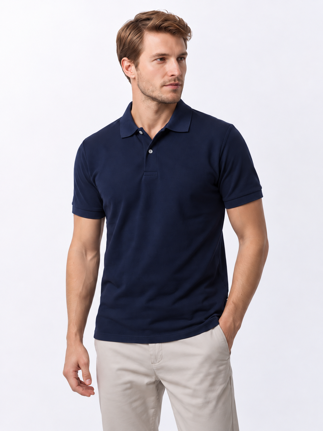 Kit 3 Camisas Polo Masculinas Piquet