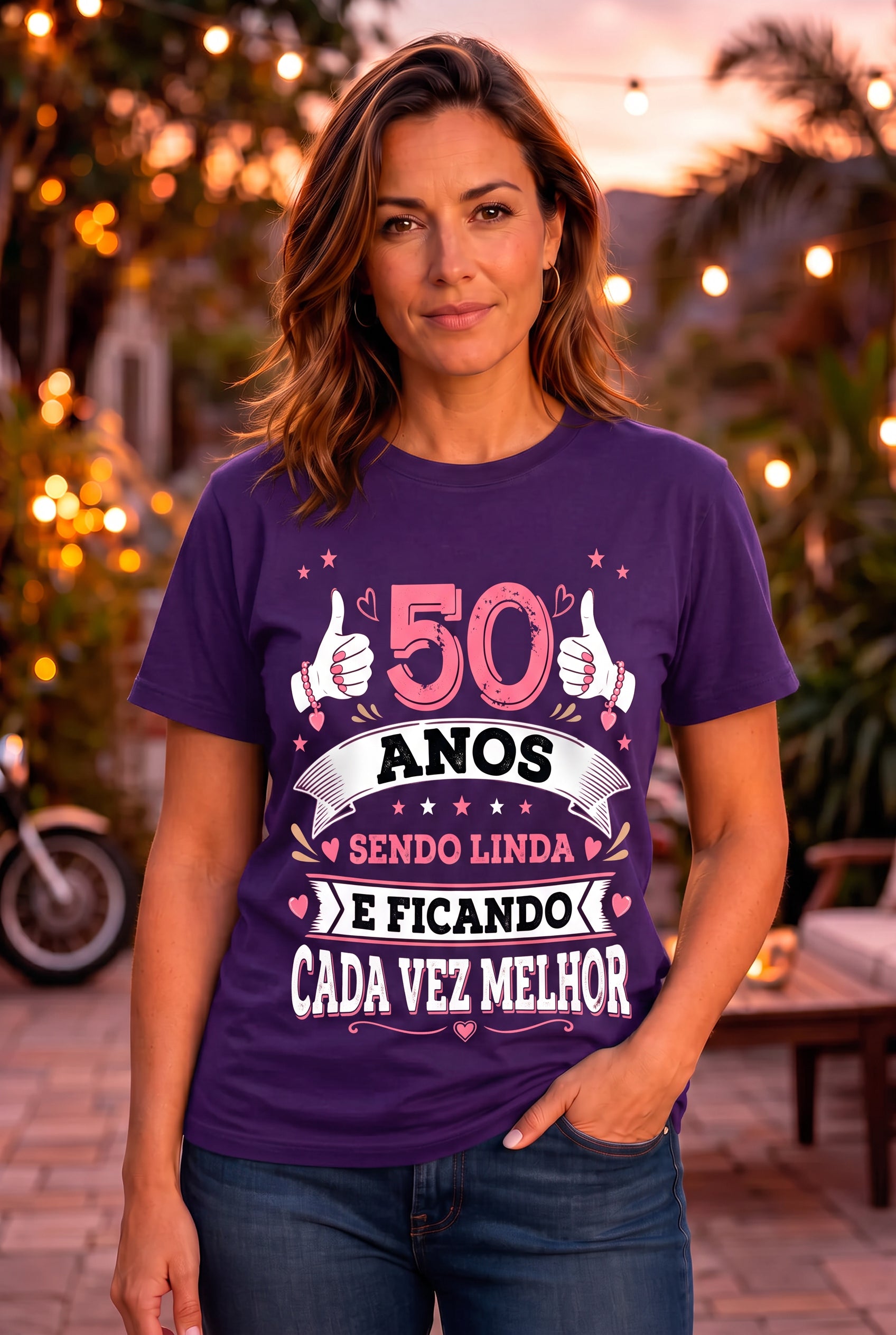 Camiseta Feminina Cada Vez Melhor