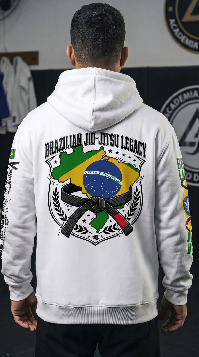 BLUSA DE MOLETOM BRAZILIAN JIU JITSU LEGACY