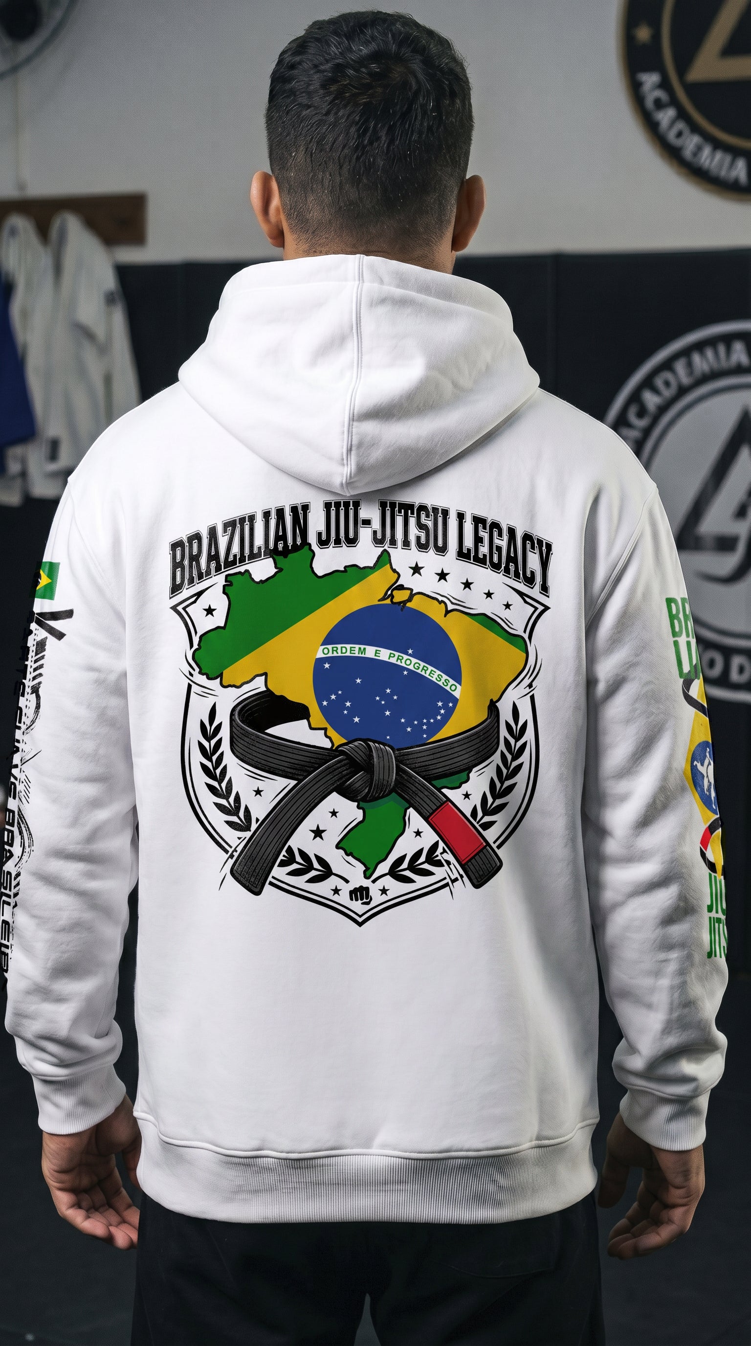 BLUSA DE MOLETOM BRAZILIAN JIU JITSU LEGACY