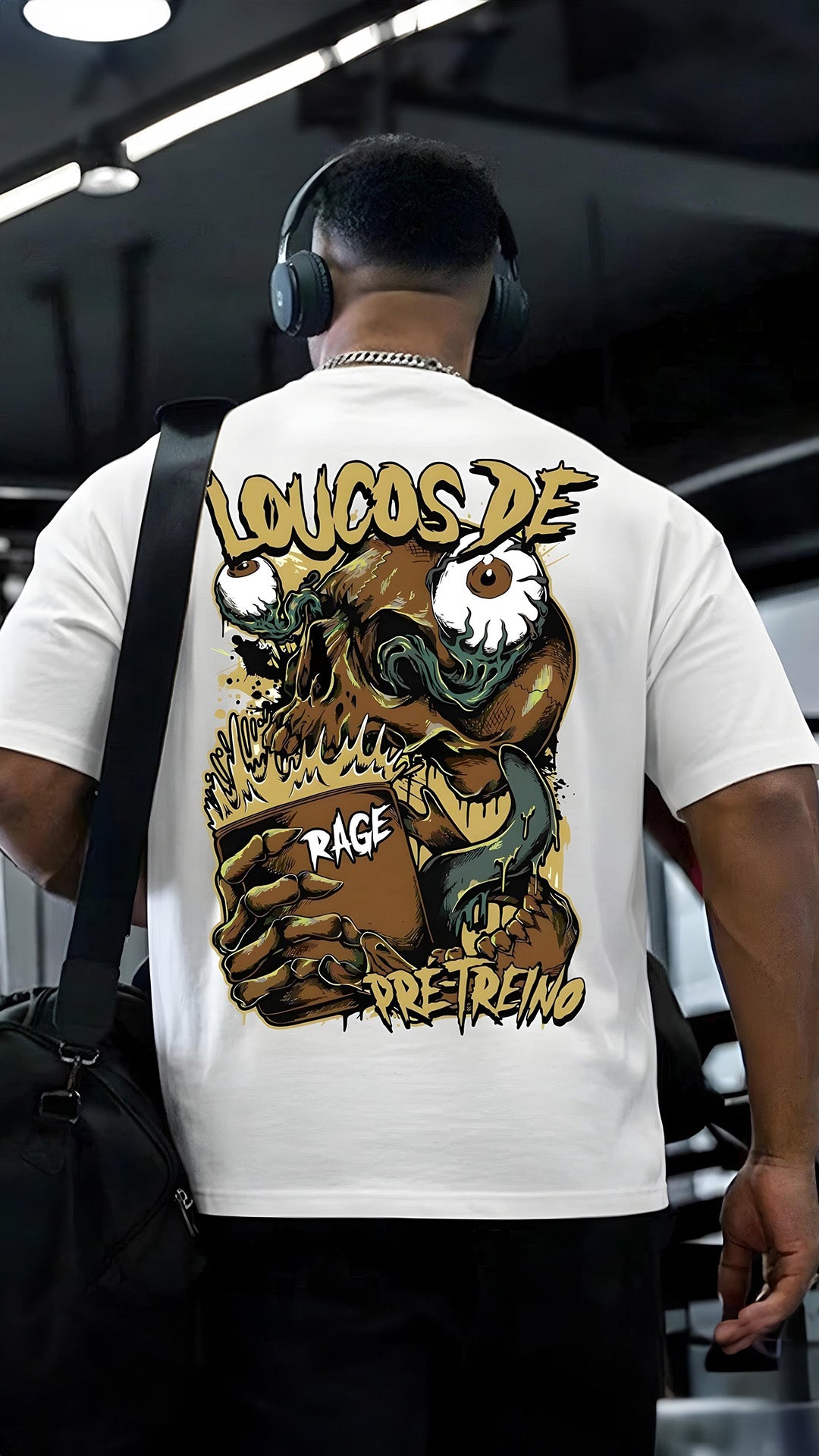 CAMISETA MASCULINA LOUCOS DE PRÉ-TREINO