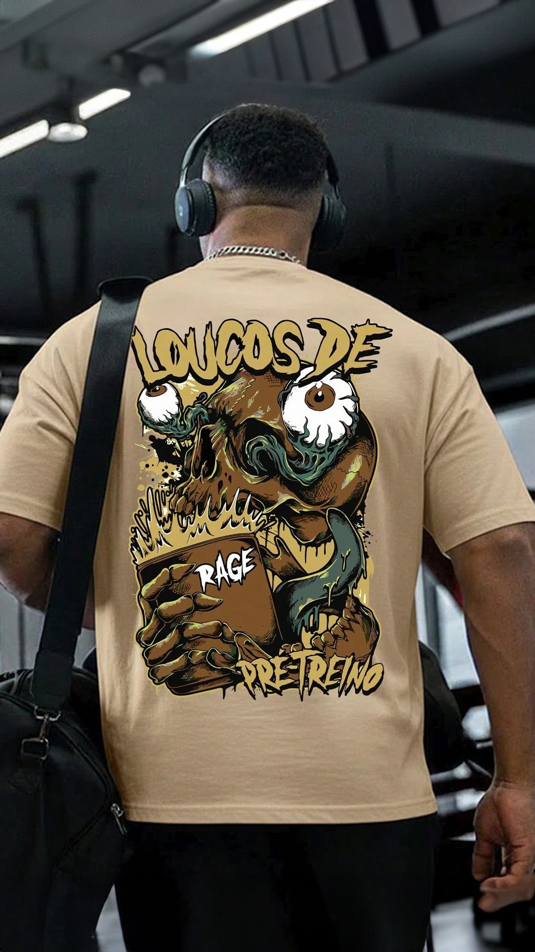 CAMISETA MASCULINA LOUCOS DE PRÉ-TREINO