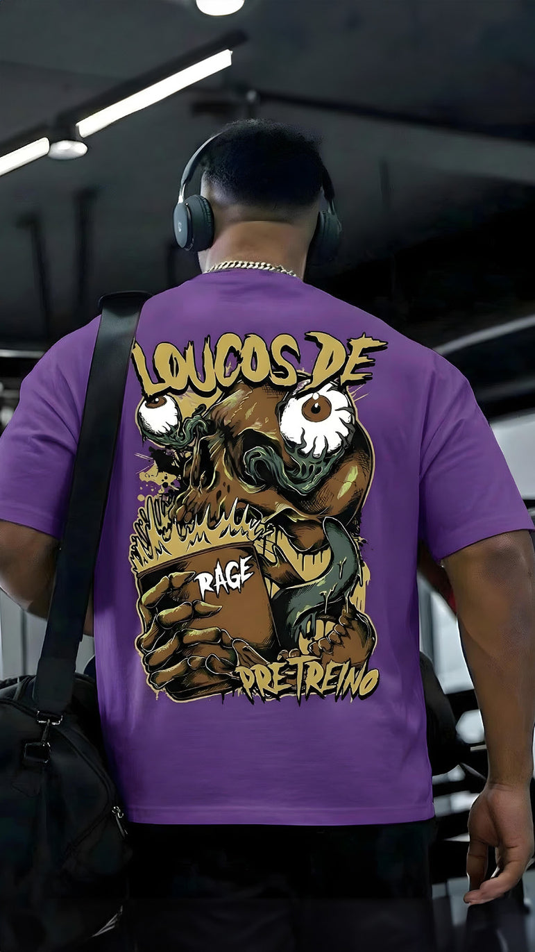 CAMISETA MASCULINA LOUCOS DE PRÉ-TREINO