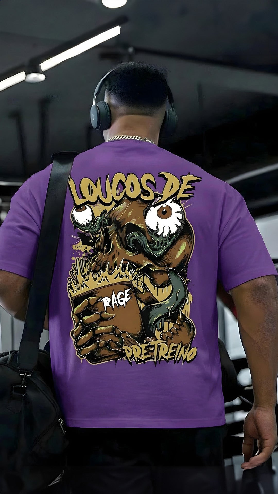 CAMISETA MASCULINA LOUCOS DE PRÉ-TREINO