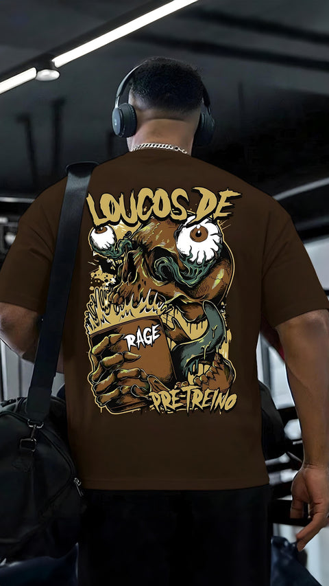 CAMISETA MASCULINA LOUCOS DE PRÉ-TREINO
