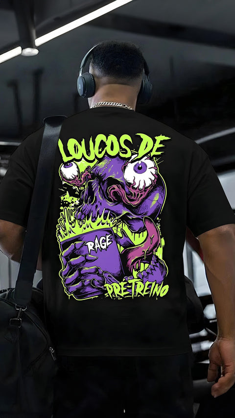 CAMISETA MASCULINA LOUCOS DE PRÉ-TREINO