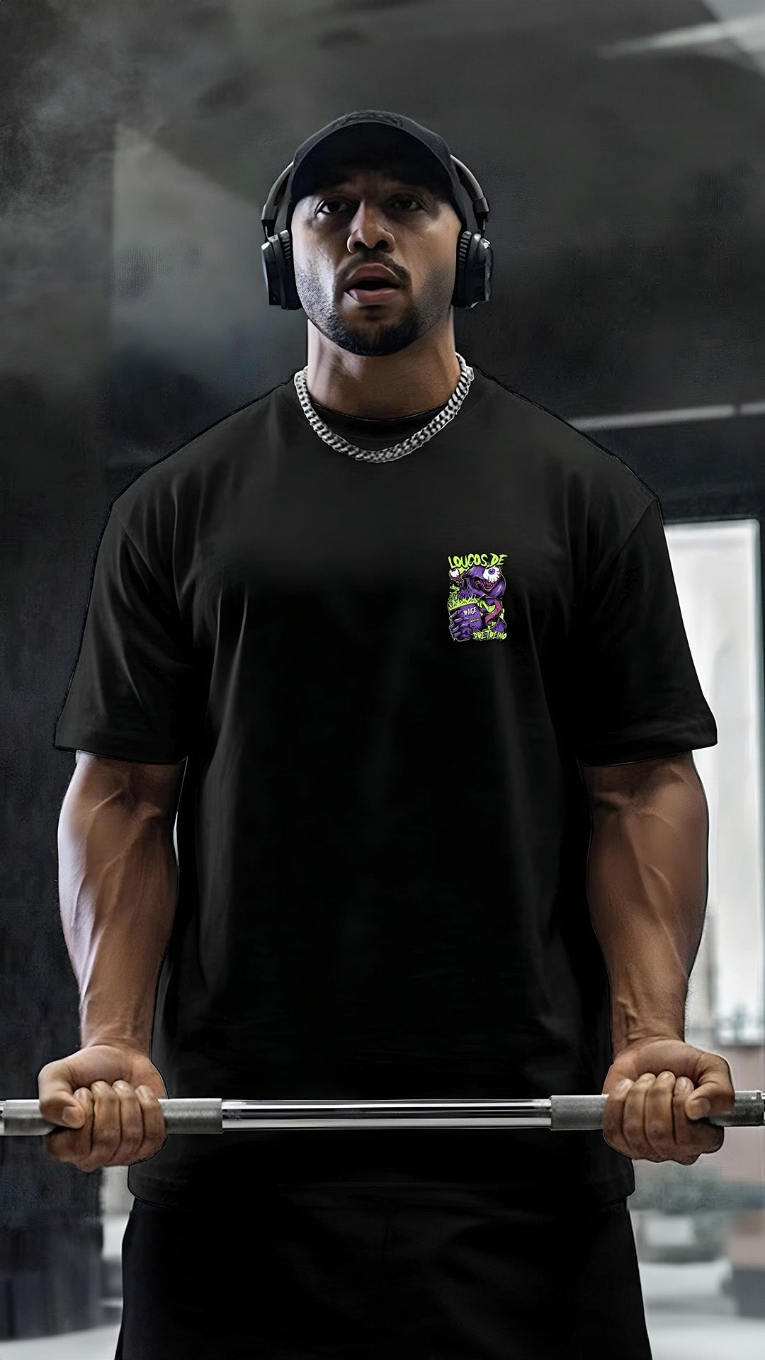 CAMISETA MASCULINA LOUCOS DE PRÉ-TREINO