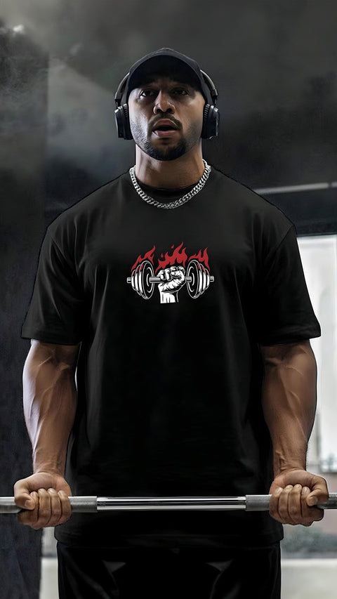 CAMISETA MASCULINA MEU PRÉ-TREINO É ÓDIO