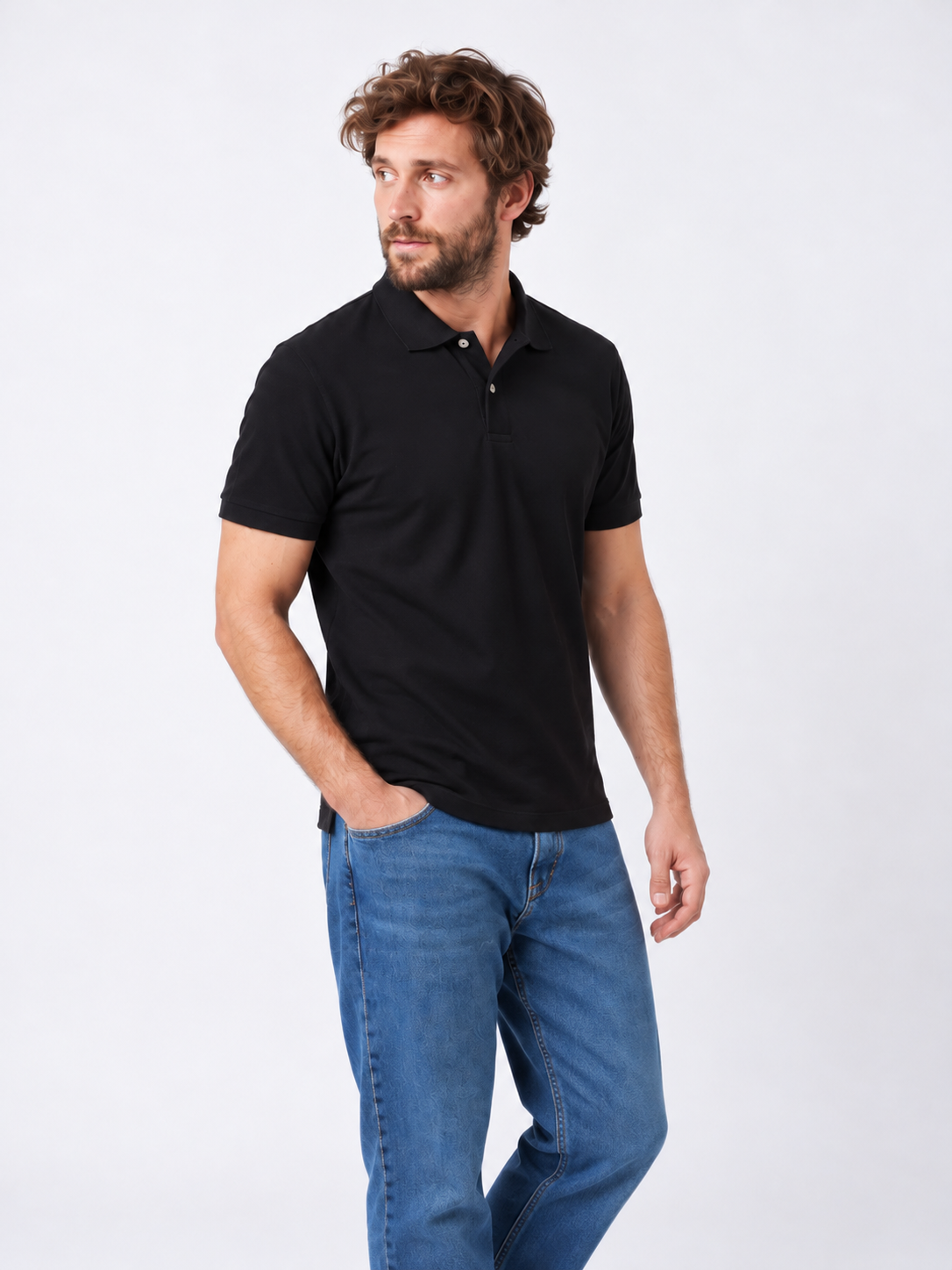 Kit 3 Camisas Polo Masculinas Piquet