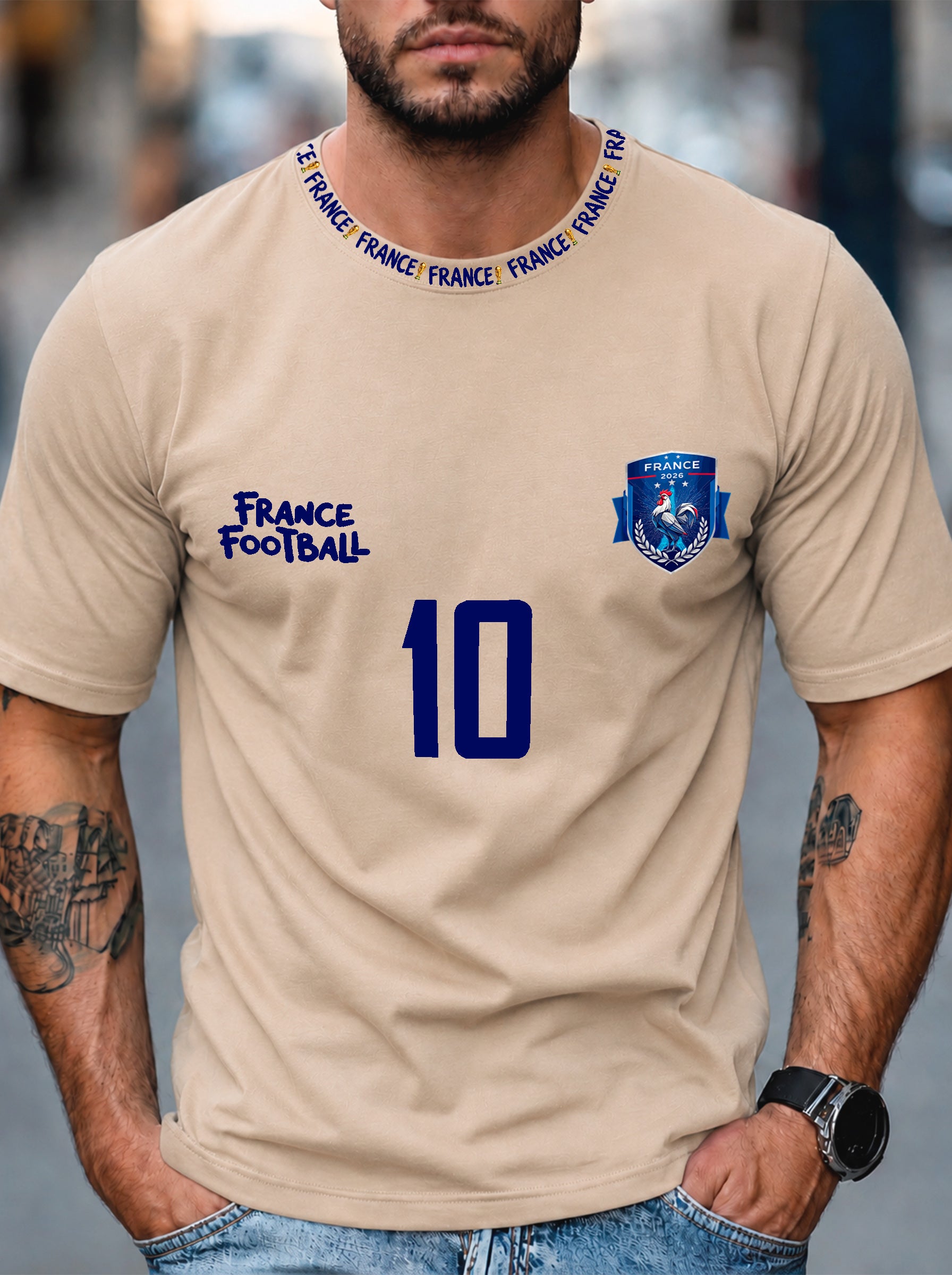 CAMISETA FRANCE FOOTBALL 10