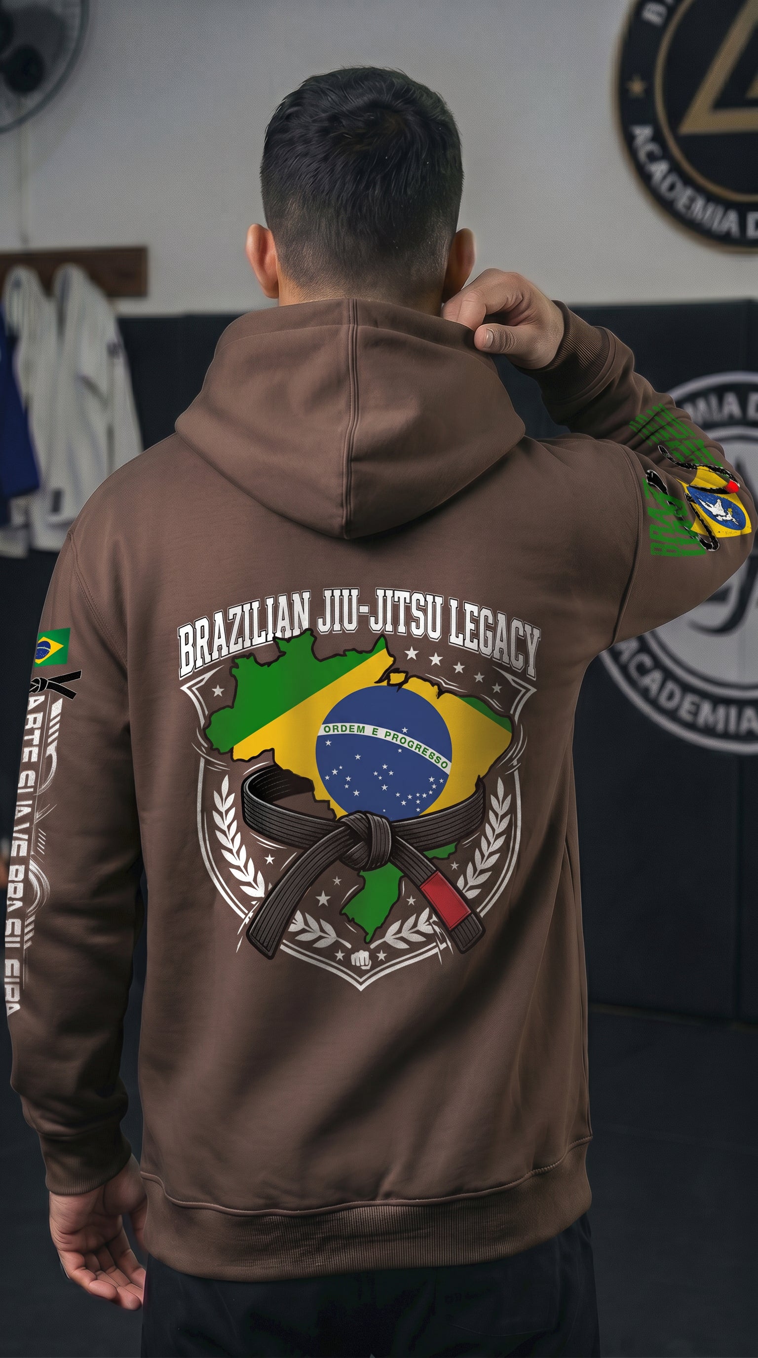 BLUSA DE MOLETOM BRAZILIAN JIU JITSU LEGACY