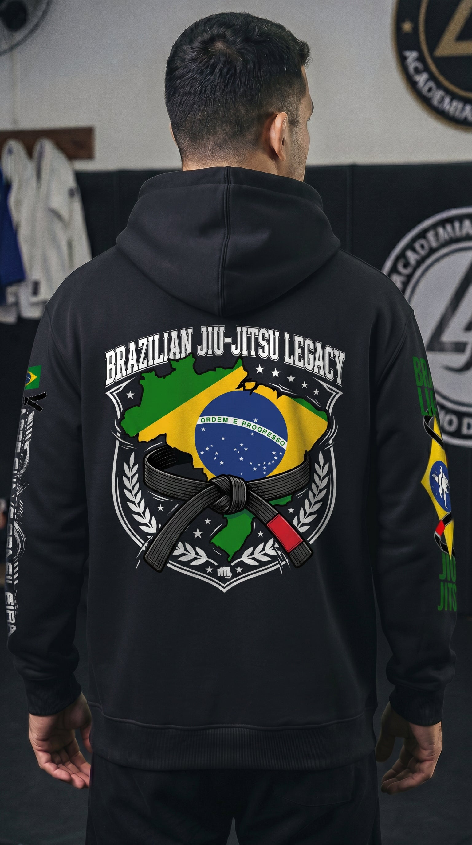 BLUSA DE MOLETOM BRAZILIAN JIU JITSU LEGACY