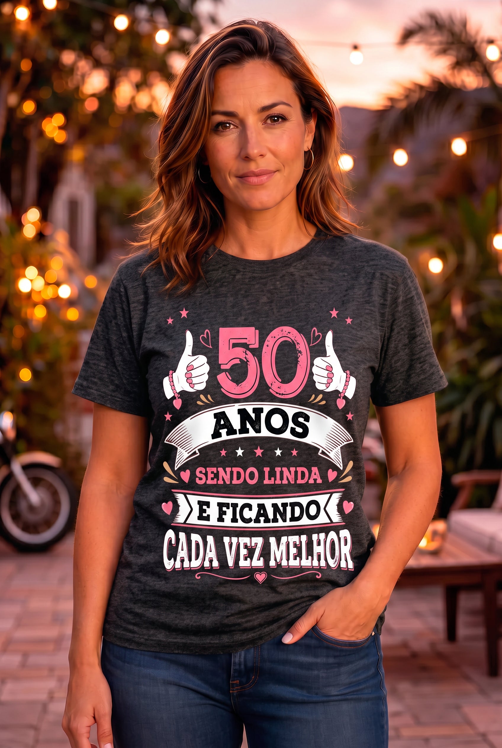 Camiseta Feminina Cada Vez Melhor