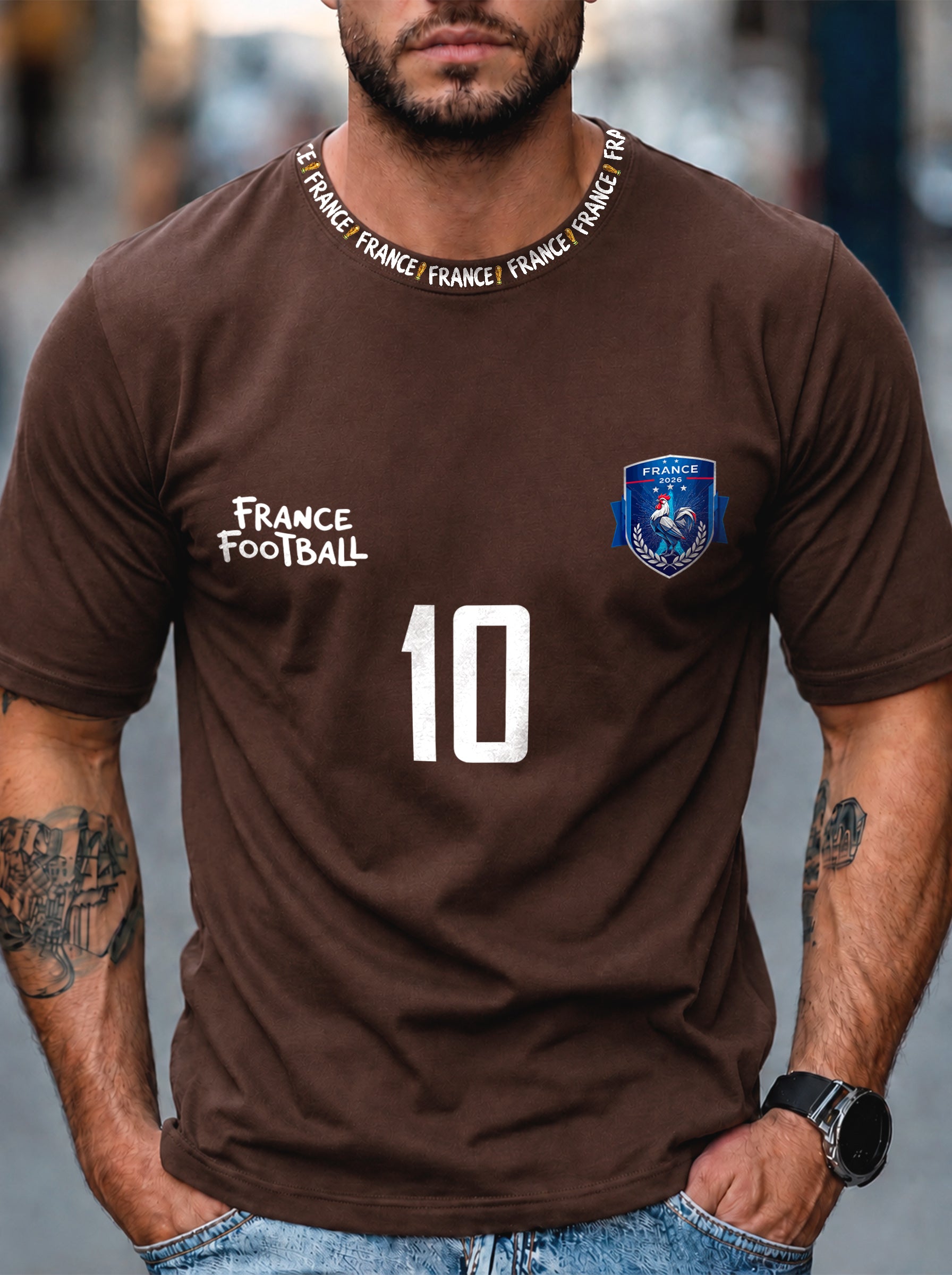 CAMISETA FRANCE FOOTBALL 10