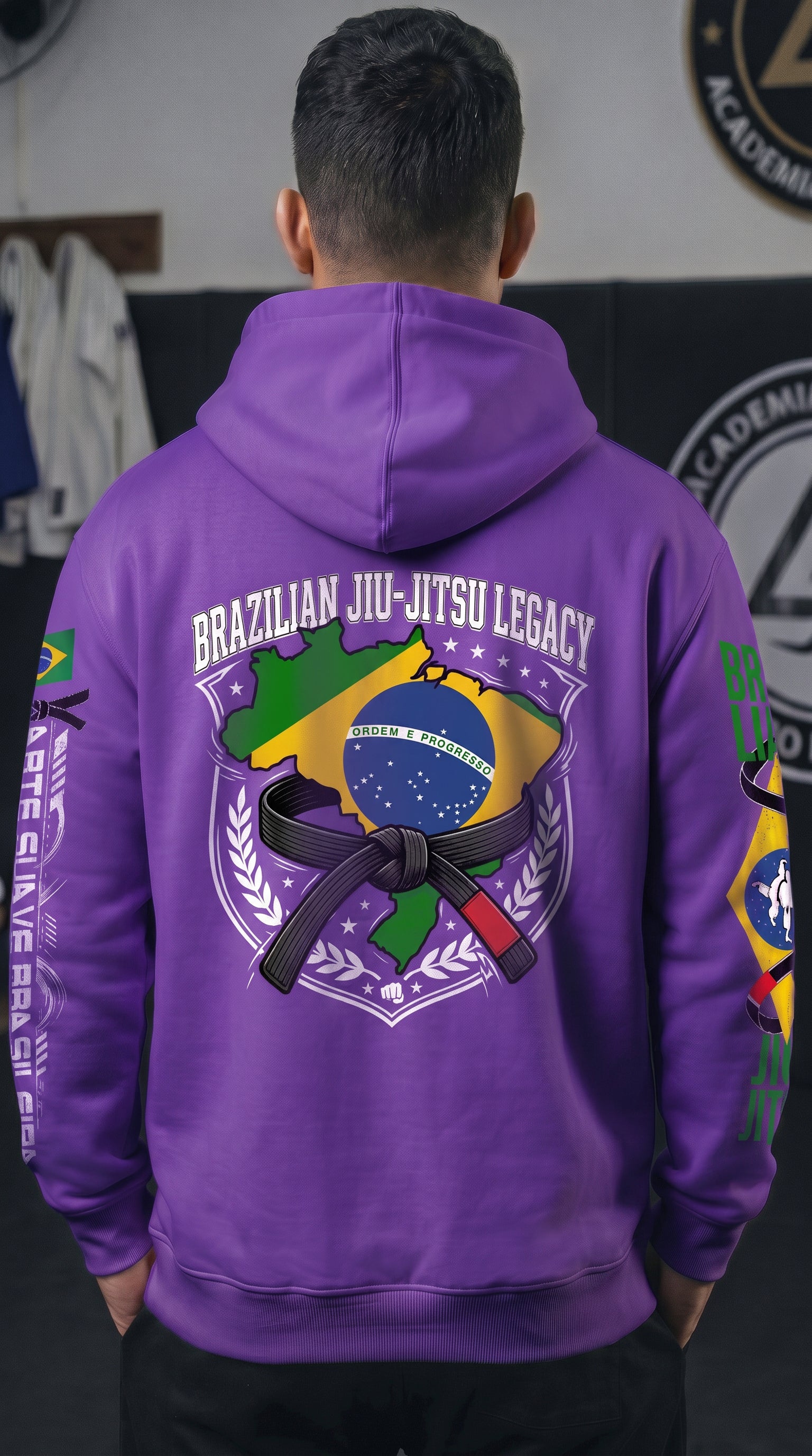 BLUSA DE MOLETOM BRAZILIAN JIU JITSU LEGACY