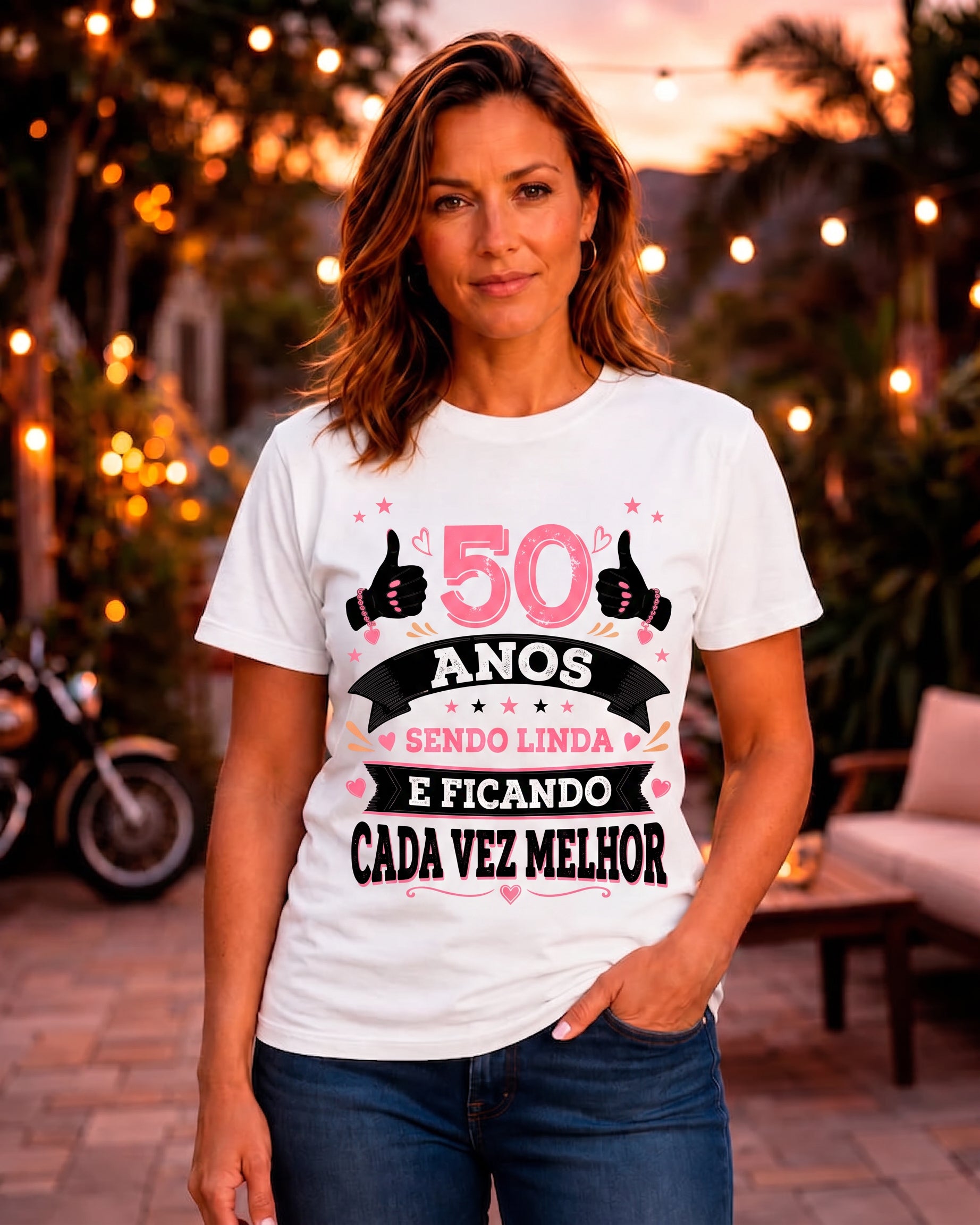 Camiseta Feminina Cada Vez Melhor