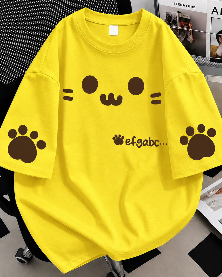Camiseta Feminina Cat Face