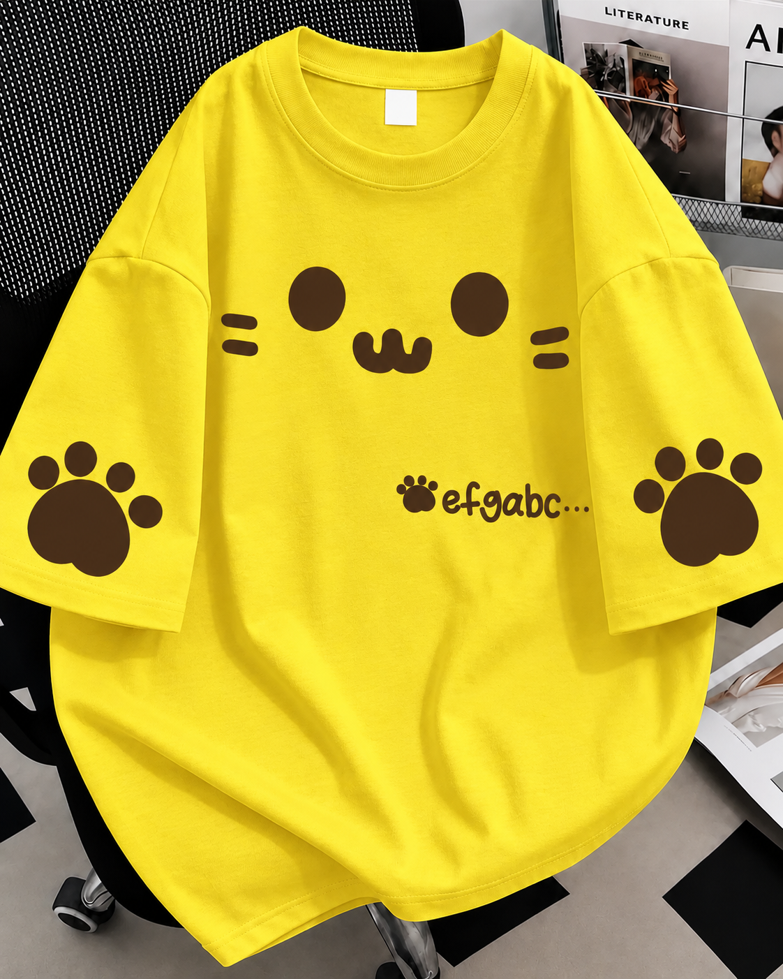 Camiseta Feminina Cat Face