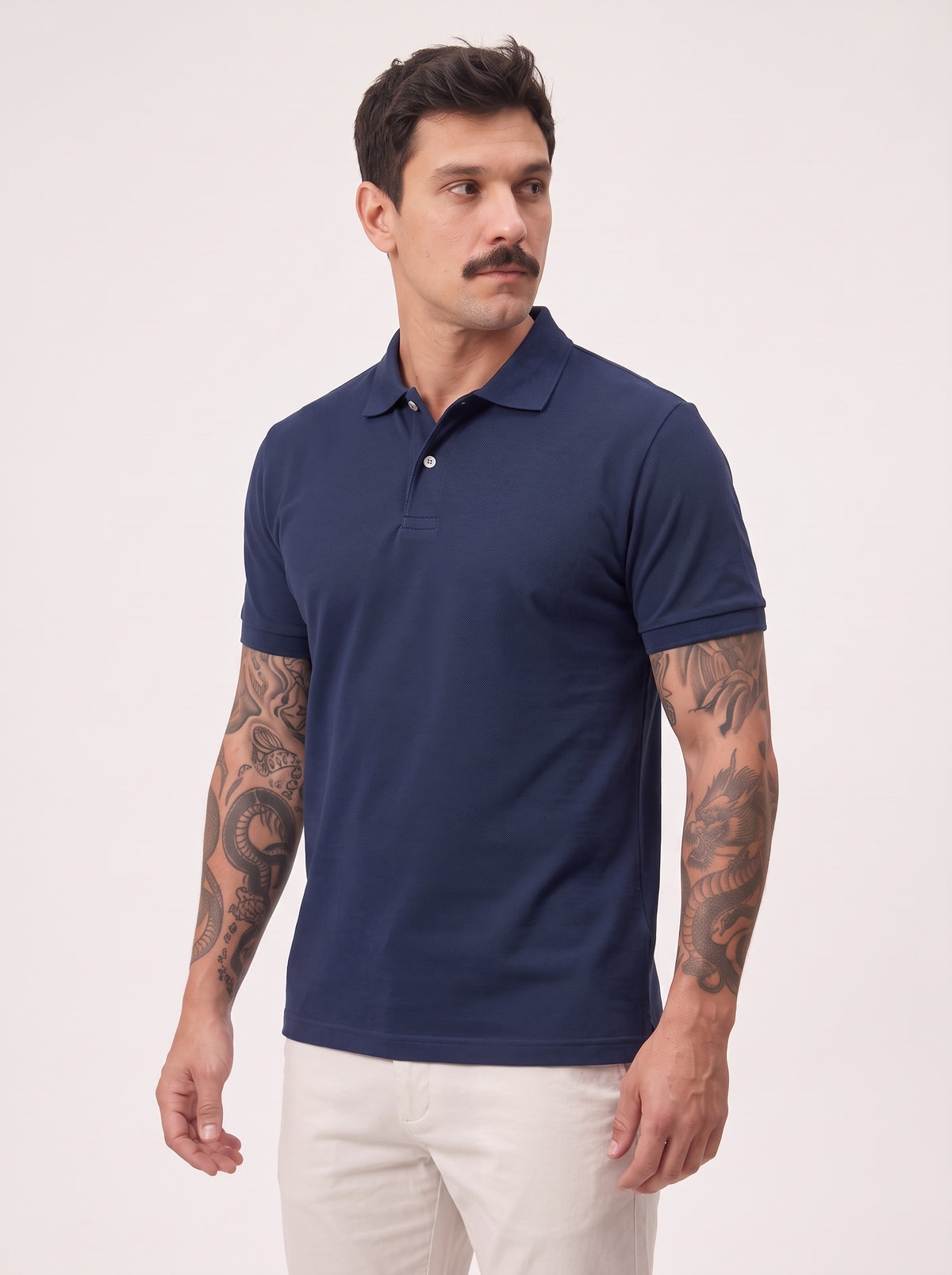 Camisa Polo Masculina Básica Piquet Manga Curta – Elegância e Conforto