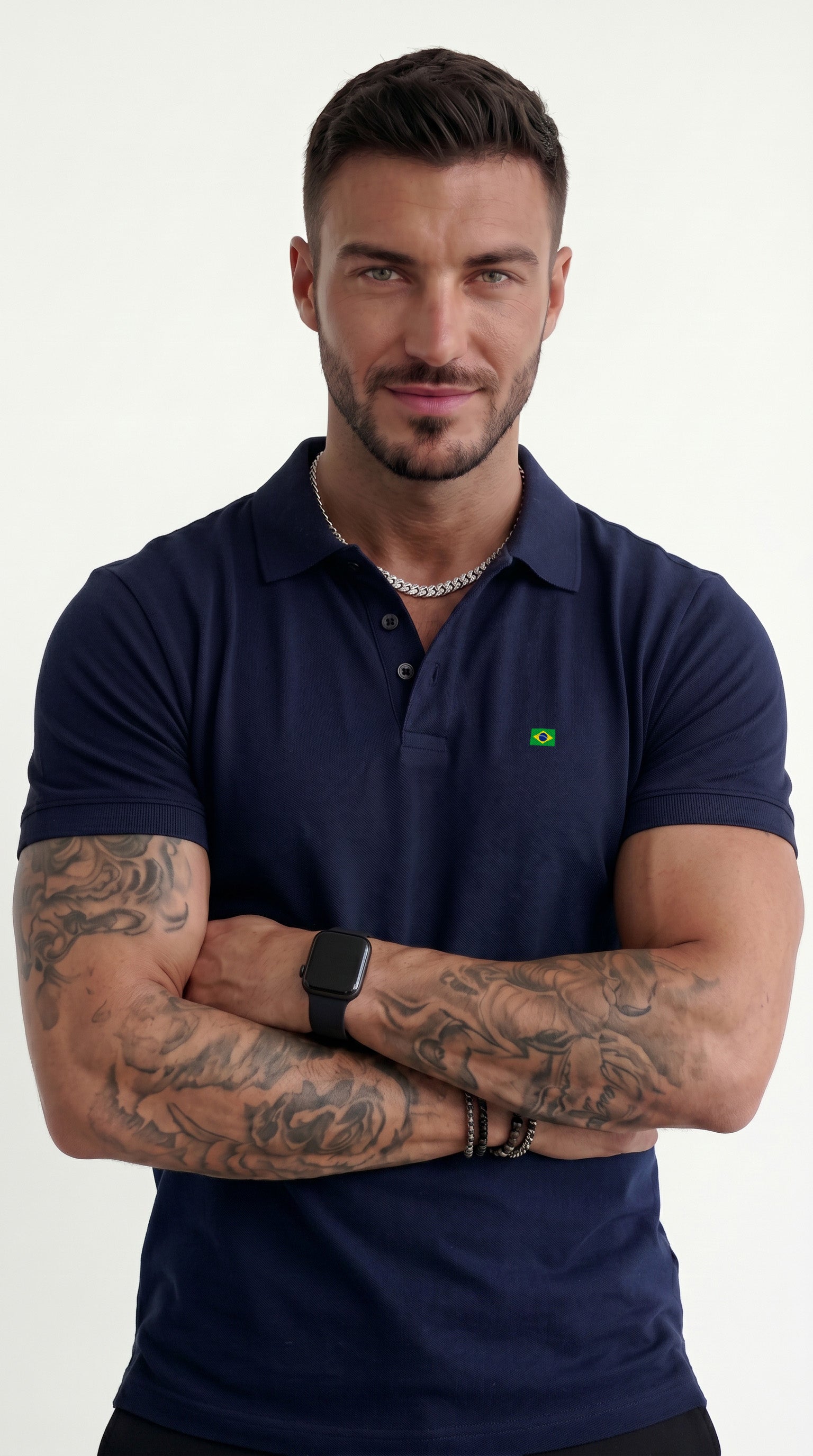 CAMISA POLO MASCULINA BRASIL CLASSIC