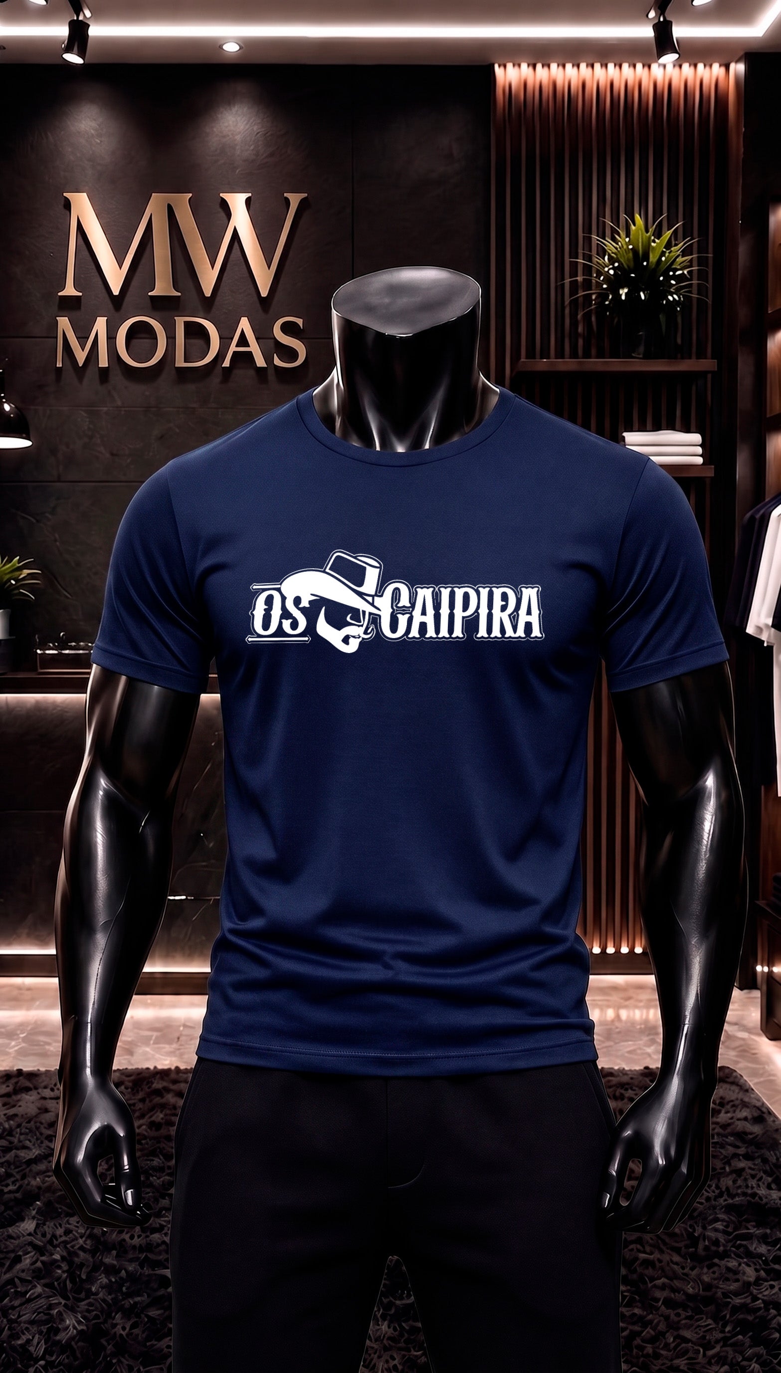 Camiseta Masculina Os Caipira Country Sertanejo MW Modas