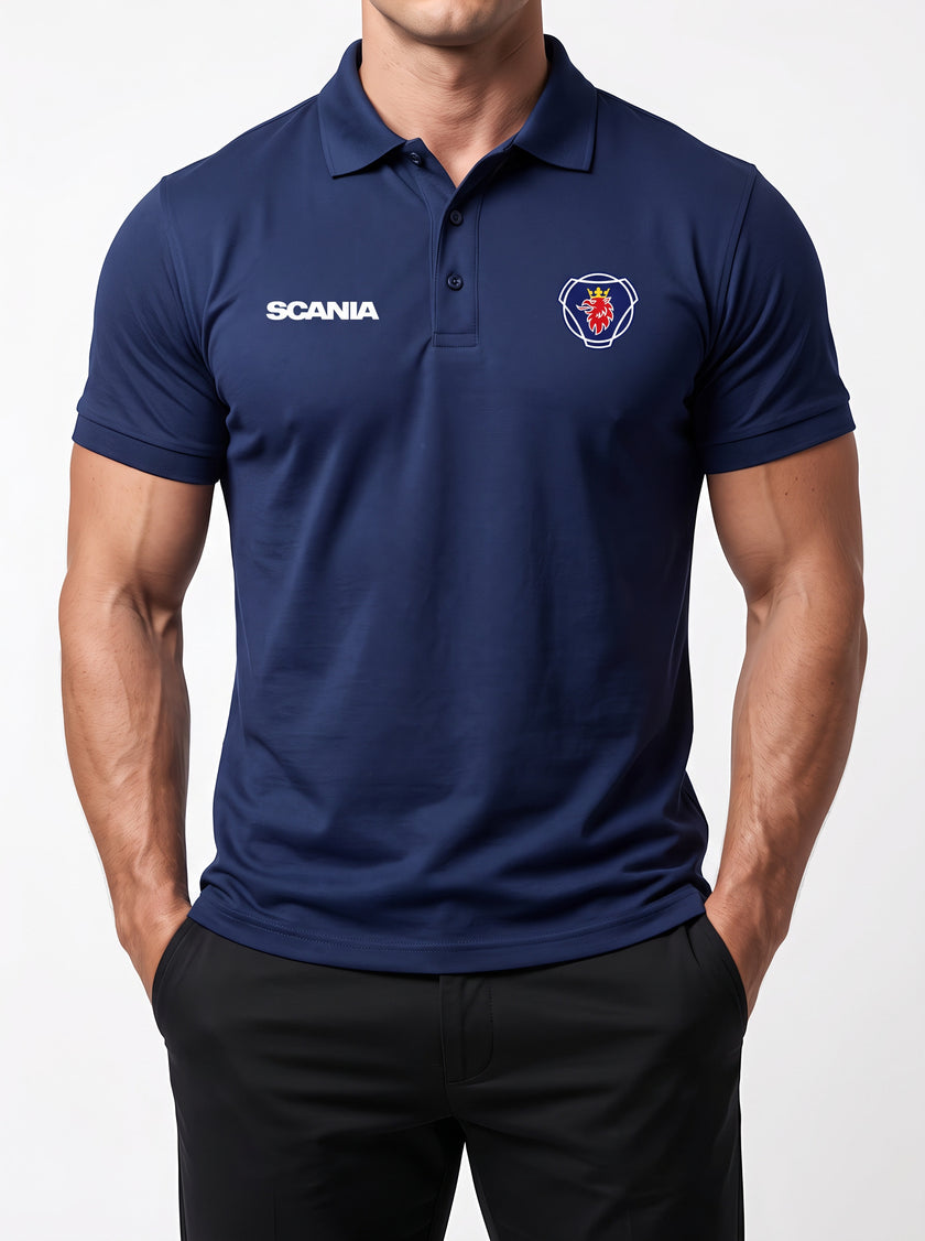 Camisa Polo Scania – Estrada, Potência e Estilo