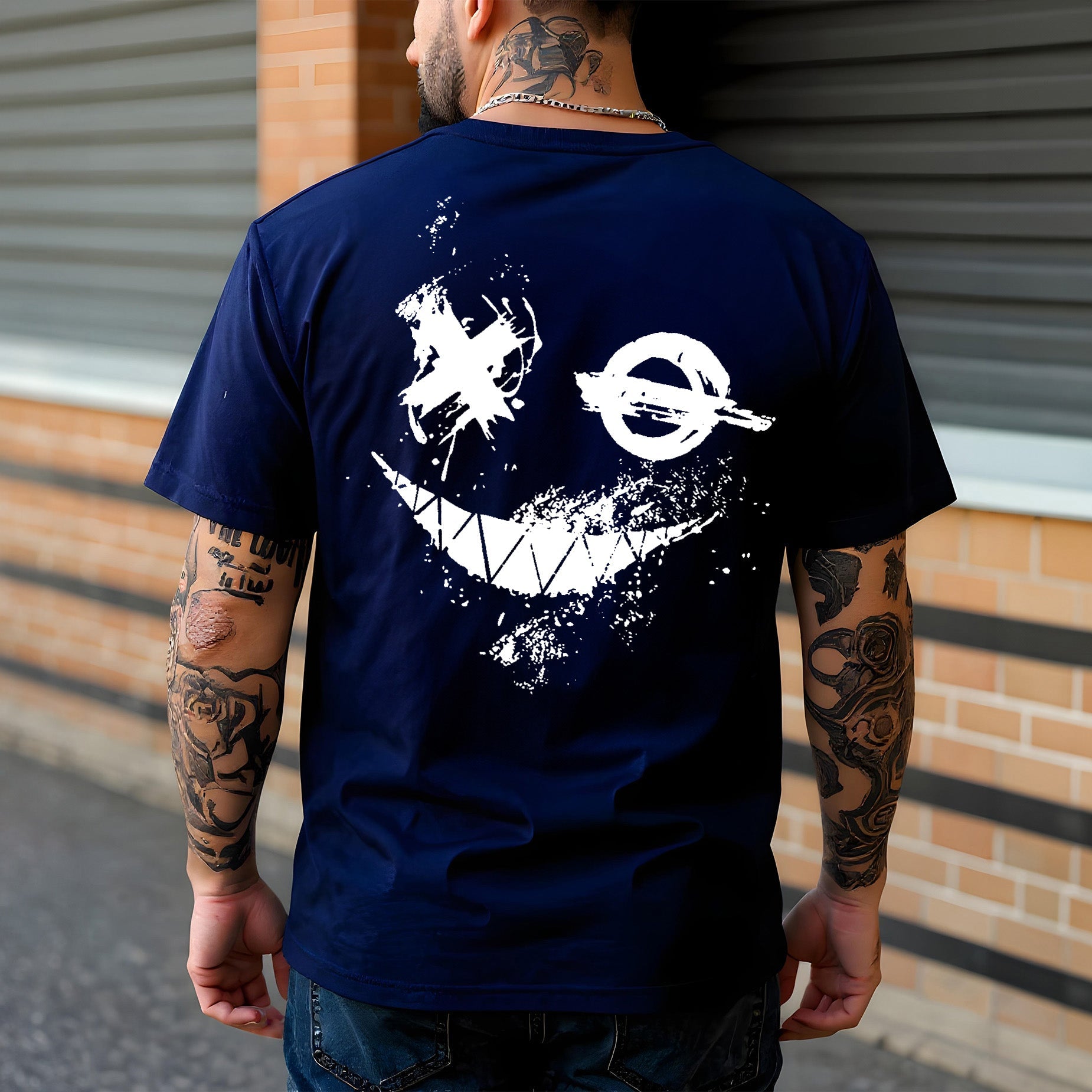 Camiseta Masculina Smile X O T-shirt Manfinity Camisa 100% Algodão