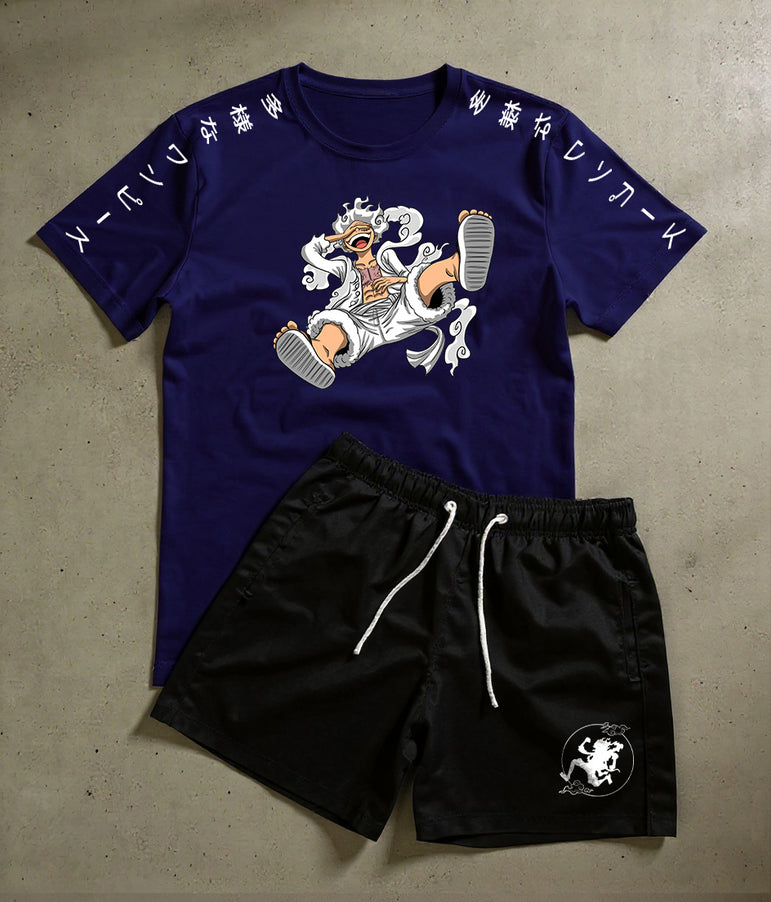 CONJUNTO CHAPÉU DE PALHA - LUFF GEAR 5 - ONE PIECE