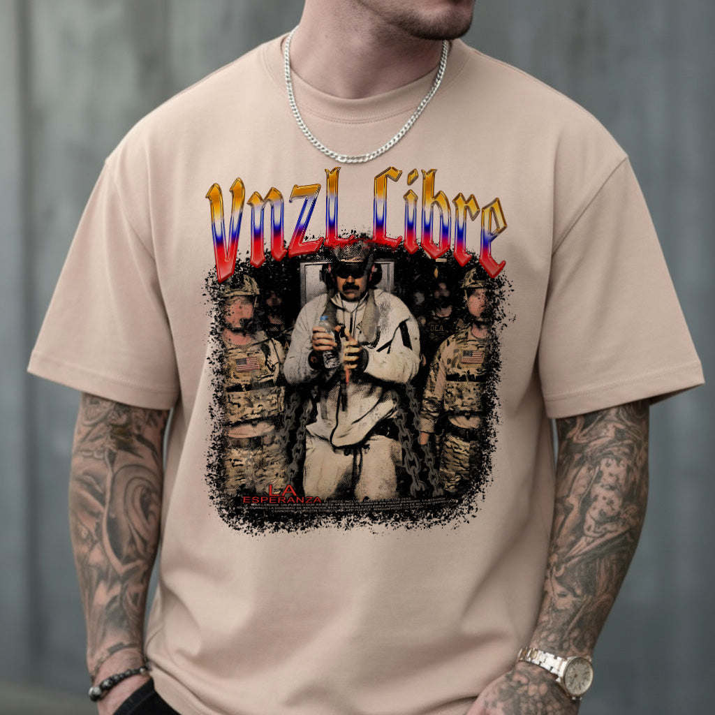 CAMISETA MASCULINA VNZL LIBRE MADURO