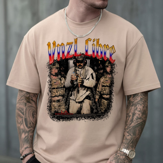 CAMISETA MASCULINA VNZL LIBRE MADURO