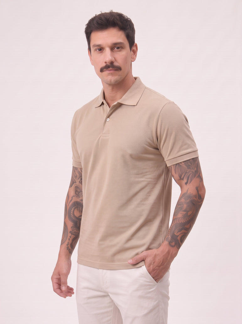 Camisa Polo Masculina Básica Piquet Manga Curta – Elegância e Conforto