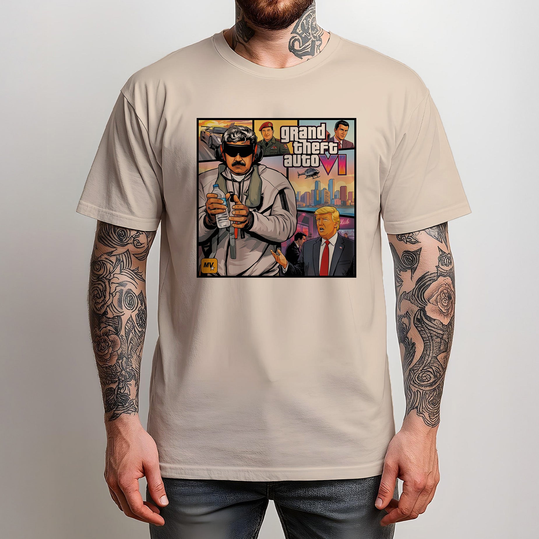 CAMISETA PRISION GRAND THEFT AUTO