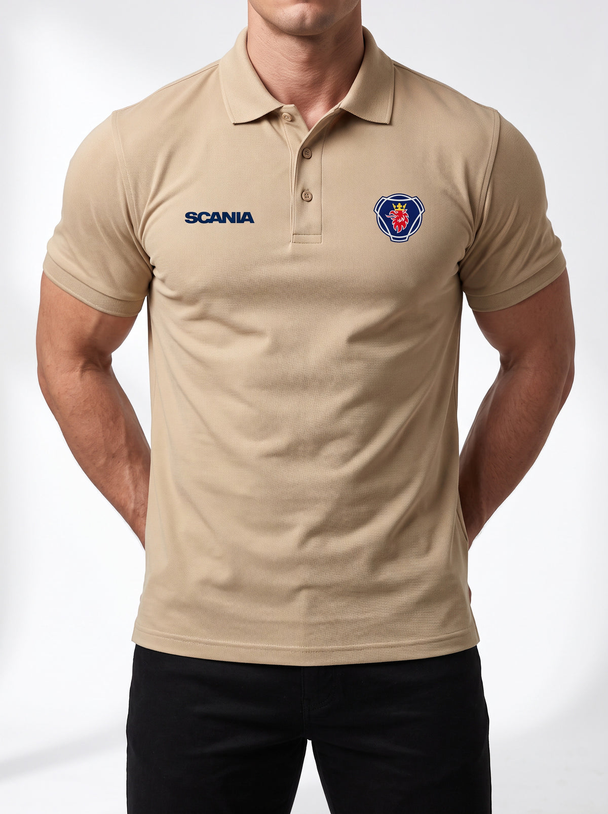 Camisa Polo Scania – Estrada, Potência e Estilo