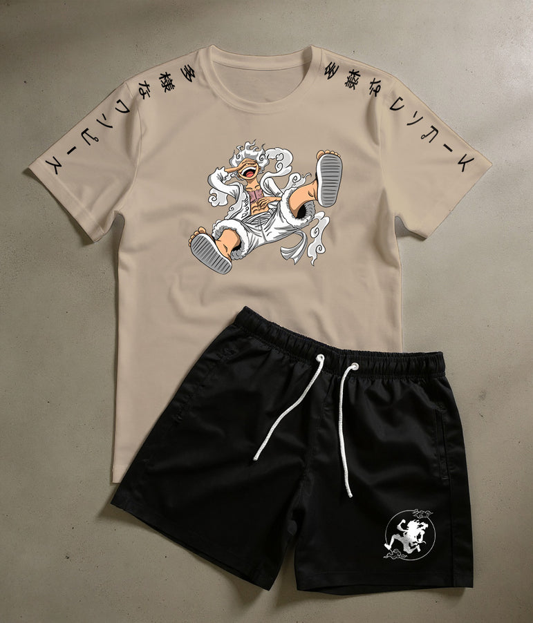 CONJUNTO CHAPÉU DE PALHA - LUFF GEAR 5 - ONE PIECE