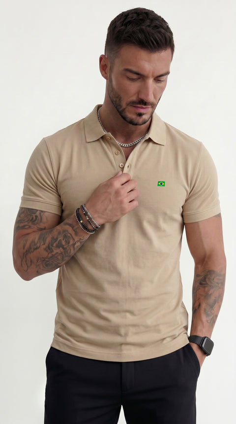 CAMISA POLO MASCULINA BRASIL CLASSIC