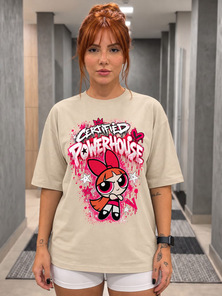 Kit 3 Camisetas Femininas Docinho/Florzinha/Lindinha - Certified Powerhouse