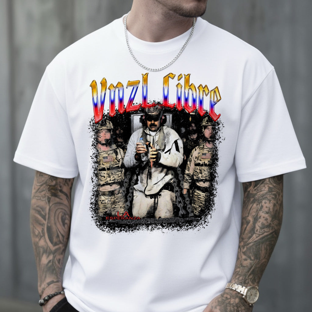CAMISETA MASCULINA VNZL LIBRE MADURO