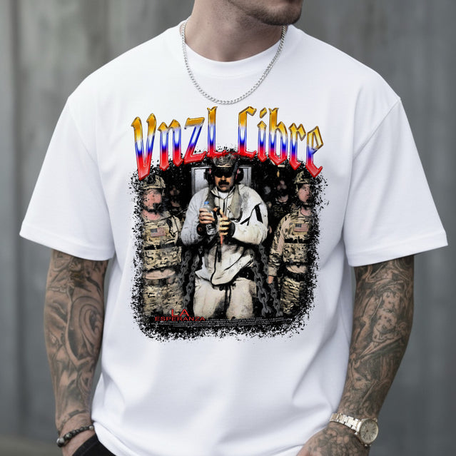 CAMISETA MASCULINA VNZL LIBRE MADURO