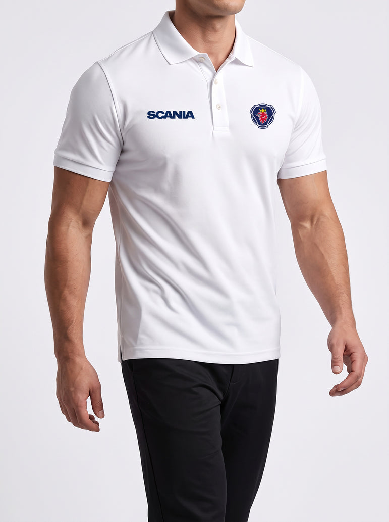 Camisa Polo Scania – Estrada, Potência e Estilo