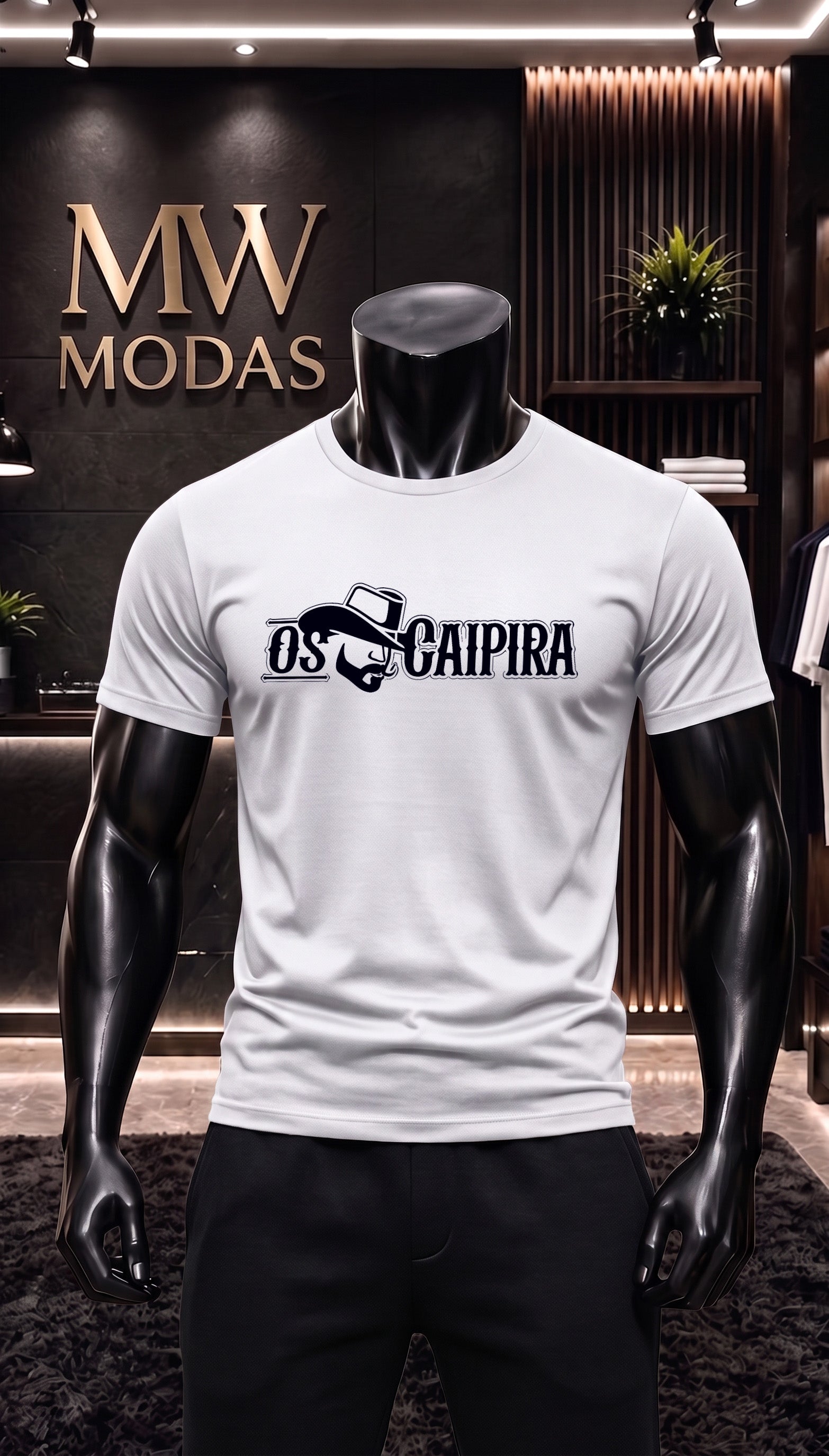 Camiseta Masculina Os Caipira Country Sertanejo MW Modas