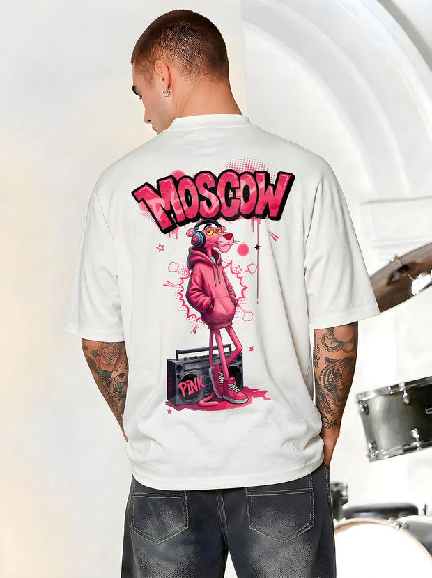 CAMISETA MASCULINA MOSCOW PINK PANTHER