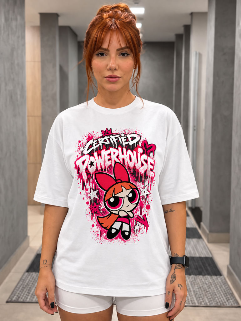 Kit 3 Camisetas Femininas Docinho/Florzinha/Lindinha - Certified Powerhouse